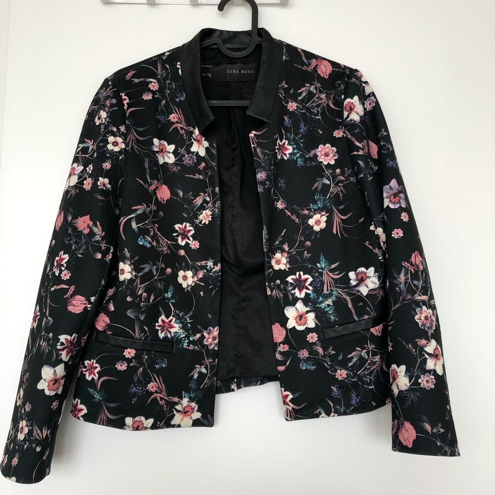 Zara blazer floral print - S - Picture 3 of 4
